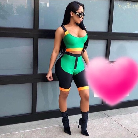 Fashion Nova Pants - New Biker Short Set BACK IN STOCK☃️